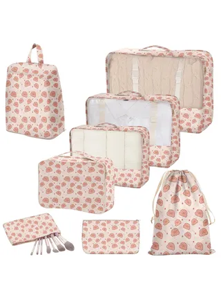 Packing Cubes for Suitcase, Packing Cubes for Travel Suitcase Organizer Bags Set Expandable Luggage Organizers for Suitcase Backpack Travel Essentials, Bear-7 Pack 
