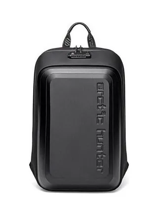 Laptop Anti Theft Sport Waterproof Carbon Fiber Case Usb Backpack Bag Black 