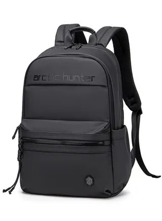 B00536 15.6-Inch Laptop Casual Multi-Function Oxford Waterproof Backpack Bag, Black 