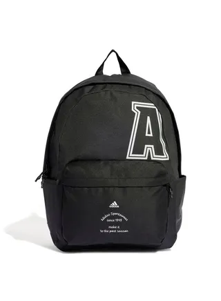 Classic Brand Love Initial Print Backpack 