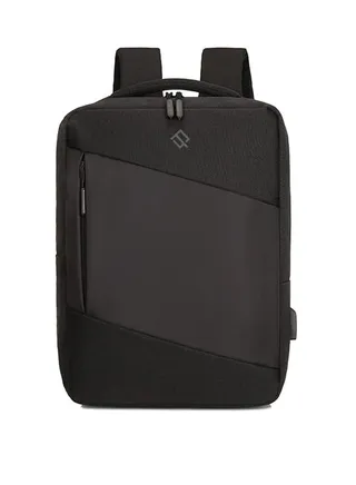 Modern Laptop Travel Bag, Professional Large School Backpack Waterproof with USB Charging Port for Men and Women 
