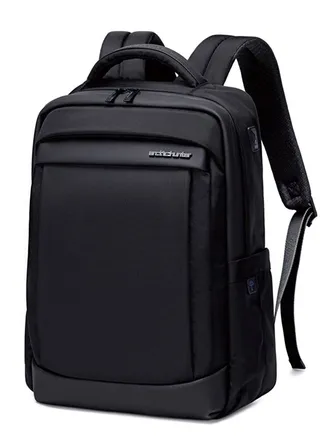 City Hunter Series B00478 Waterproof Anti Theft Backpack 15.6inch Laptop Compartment, Black 