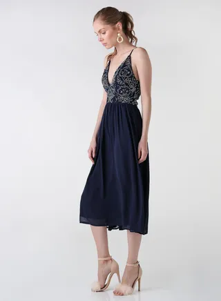 JAKEY MIDI DRESS 