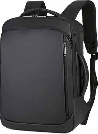Backpack Business Travel Laptop 15 inch Backpacks with USB - Black 