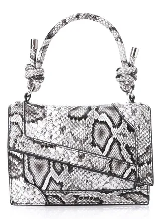 Asymmetric Closure Flap Top Handle Bag 