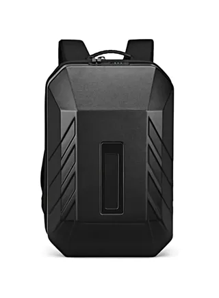 Ozuko 9499L Waterproof Backpack With LED Version Optional And External USB Interface - Black 