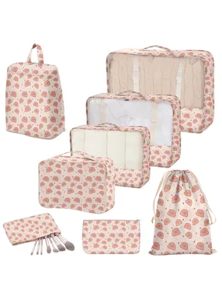 Packing Cubes for Suitcase, Packing Cubes for Travel Suitcase Organizer Bags Set Expandable Luggage Organizers for Suitcase Backpack Travel Essentials, Bear-7 Pack 