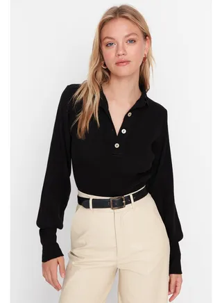 Bodysuit - Black - Slim fit 