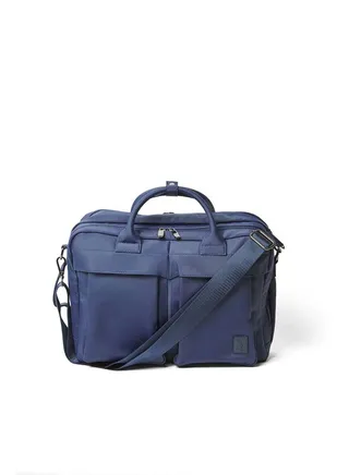Fancy Logo Embellished Waterproof Backpack/Business Bag In With Front Pockets And Adjustable Straps 