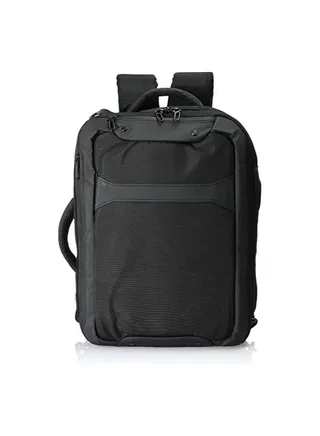 Ozuko 9307 Unisex Waterproof Multi Pockets Backpack With Large Capacity And Usb Charge - Black 