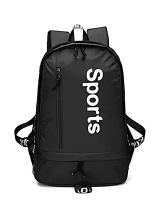 Ozuko 9111 Unisex Waterproof Backpack With Large Capacity - Black 