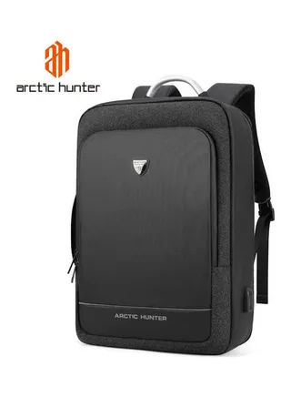 Luxury Laptop Waterproof Travel Usb Charging Backpack, Black 