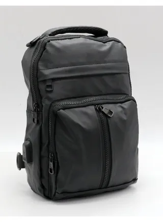 Backpack With Multi-Use Pockets - Modern  Bag -  Travel and Trips -Black 