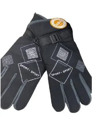 Full Finger Motorcycle Gloves for Knuckle Protection, Waterproof Lined, Black 