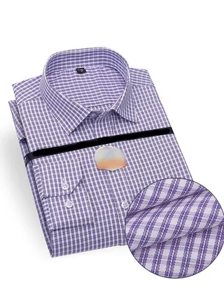 New Business Striped Long Sleeved Shirt 