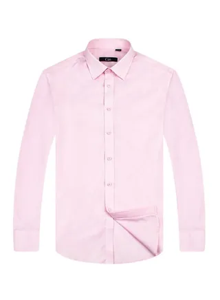 Solid Regular Fit Shirt Pink 