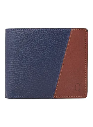 Coin Holder Trifold Wallet Navy/Havan 