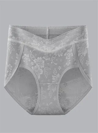 Low Waist Corset Hip Lifting Shaping Pants Grey 