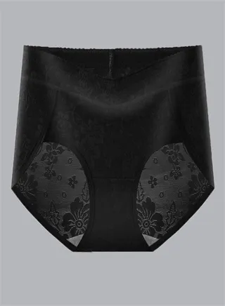 Low Waist Corset Hip Lifting Shaping Pants Black 