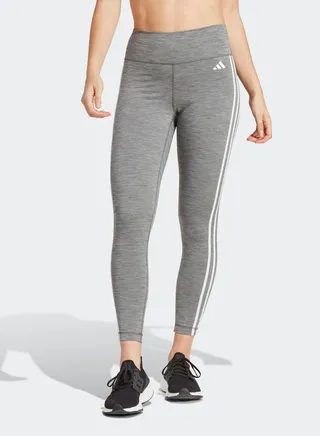 Train Essentials 3-Stripes High-Waisted 7/8 Leggings 