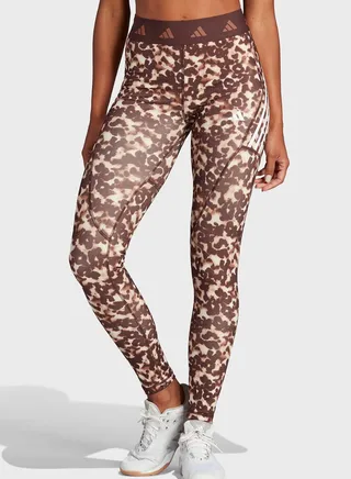 Techfit Hyperglam Full-Length Printed Leggings
