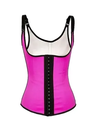 Adjustable Full Corset Pink/Black 