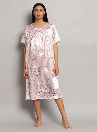 Casual Midi Nightdress Multicolour 
