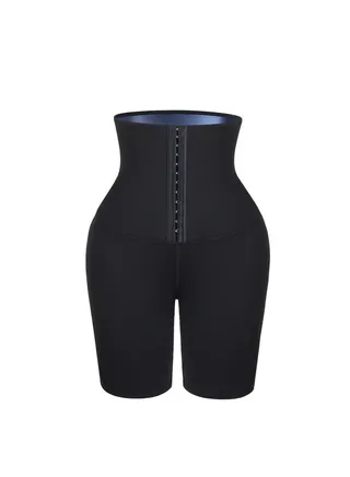 Womens ion coating Thermo Pants Sauna Suits Body Shaper Woman Waist Trainer Slimming Shorts Girls Fitness Leggings 