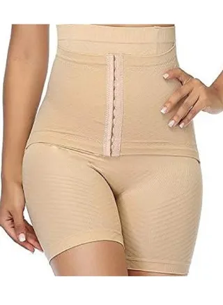 Women's Waist Cincher High Waist Comfortable Thigh Hook Corset for Waist Hip Tummy Tummy Lifting Corset, Body Shaping, Sculpting and Slimming Underwear for Women, Women's Corset Belt (Color:Beige /Siz 