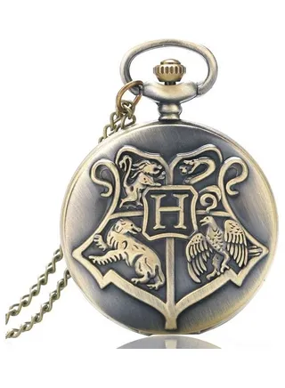 Retro Style HP Series Quartz Pocket Watch 