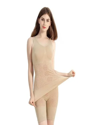 Women Body Shaper Infared Magnetic Corset Slimming Waist Spandex Belly Trimmer Tops 