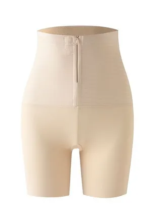 High-waisted tummy-controlling corset breasted tight-fitting tummy-controlling body-shaping pants anti-exposure pants boxer-shaped body-shaping garments 