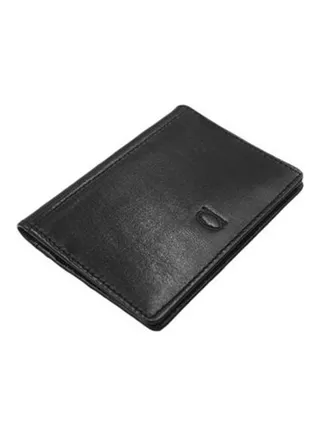 Simple Bifold Card Holder Black 