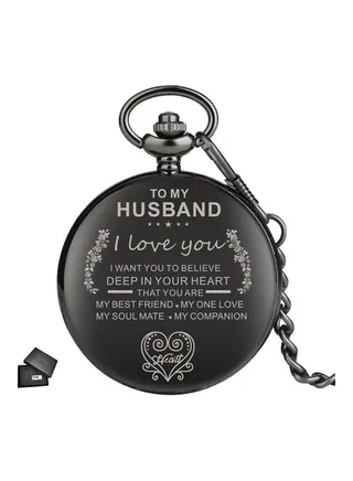 I Love You Quartz Pocket Watch 