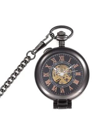 Analog Roman Number Pendant Pocket Watch PW-JX-83 