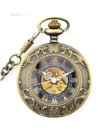 Analog Roman Number Pendant Pocket Watch PC892WZ4A 