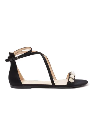 Dane Ankle Strap Sandals Black 