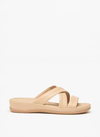 Women's Slip-On Strappy Sandals 