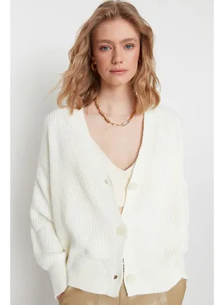 Cardigan - Off-White - Regular 