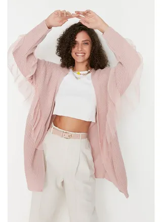 Cardigan - Pink - Regular fit 