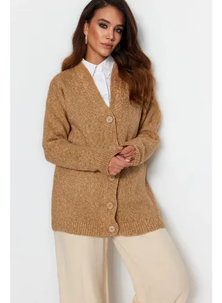 Cardigan - Brown 
