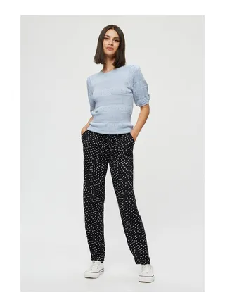 Black Spot Woven Joggers 
