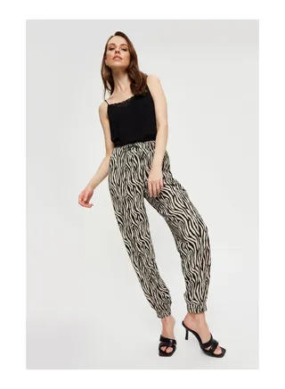 Zebra Textured Joggers 