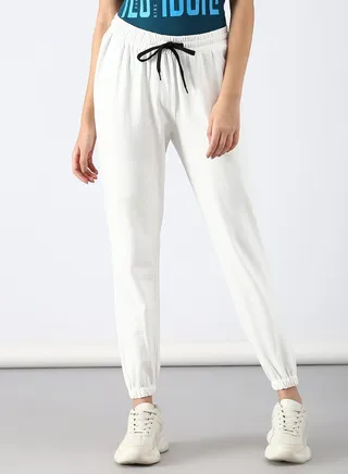 Slim Fit Joggers White 
