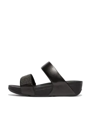 049-758 Fitflop Ladies Sandals GB6-090 Lulu Opul Slide Black 
