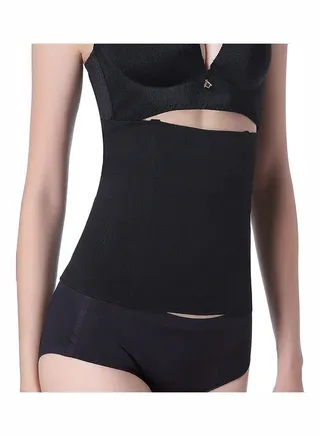 Postpartum Body Corset Black 