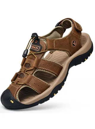New Sandals Men's Shoes Cross border Special Large Men's Baotou Beach Shoes 