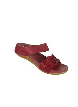 092-2591 Michelle Morgan Ladies Casual Sandals Bordo 114RC277 