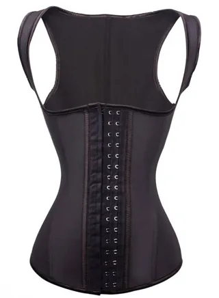 Kim Related Waist Corset, Latex Tummy Tummy Lifter Waist Corset Offer You Full Back Support with Steel Inner Backing 4 Inches Drop From Waist 