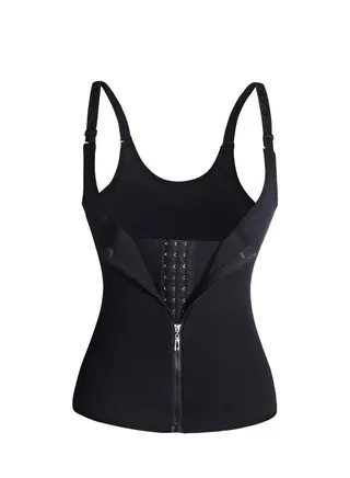 Slimming Underwear Vest Corset Black 